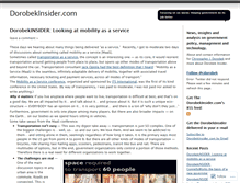 Tablet Screenshot of dorobekinsider.com